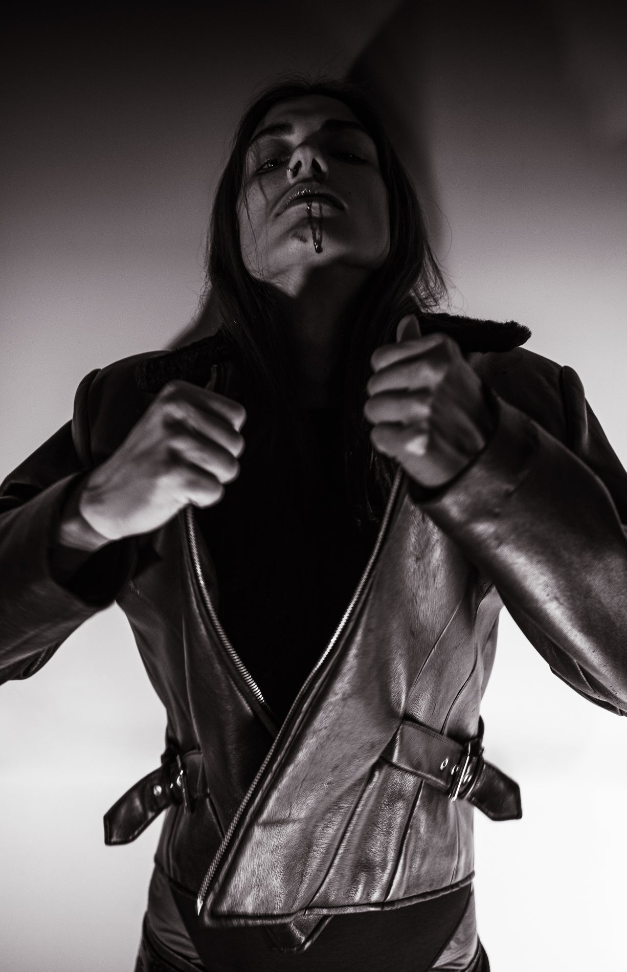 Woman of Leather - Fine Art Print