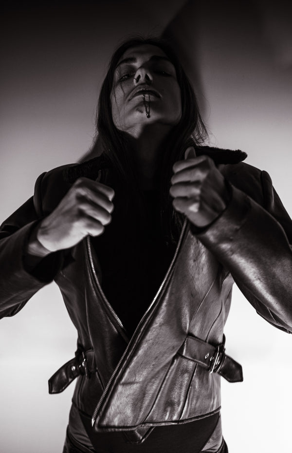 Woman of Leather - Fine Art Print